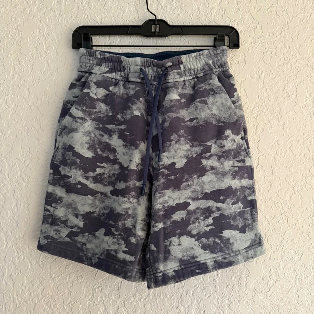 Lululemon Fleece‎ Heritage Camo Wash WP Blue Multi Loungeful High-Rise 7